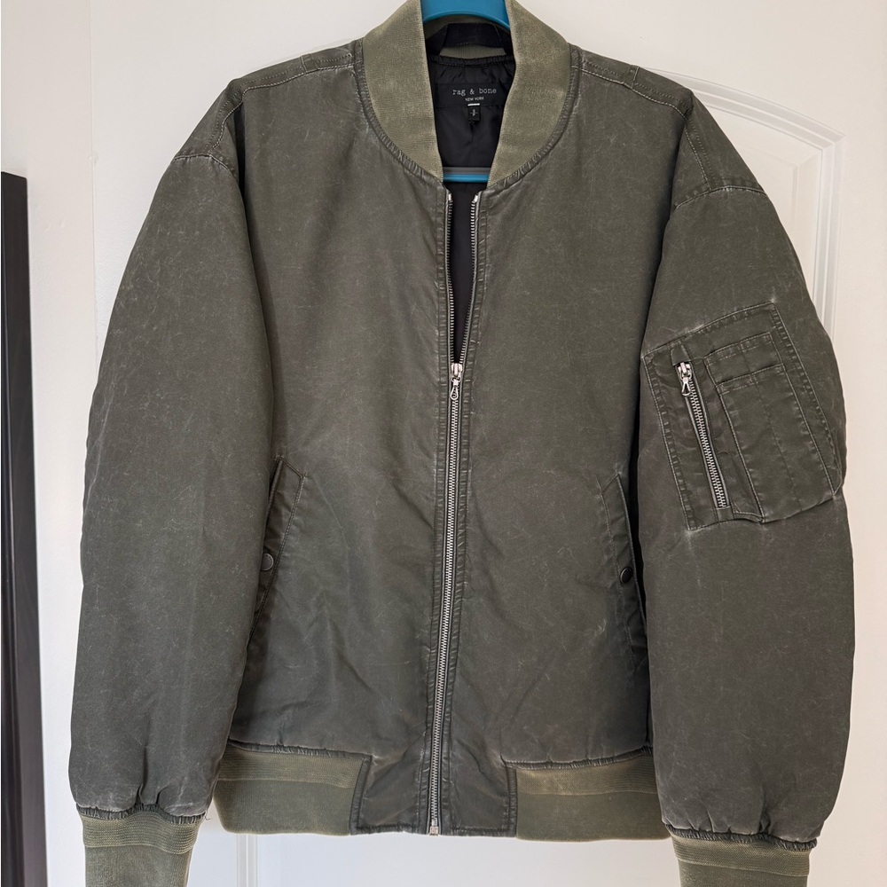 rag & bone Manston Relaxed Fit Bomber Jacket